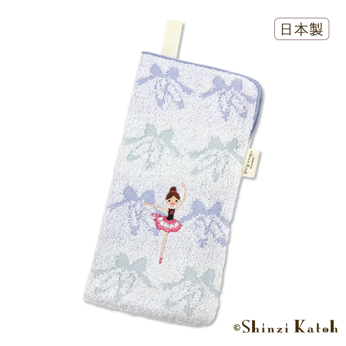 泉州タオル ペットボトルホルダー バレエ ループ付き タオル地