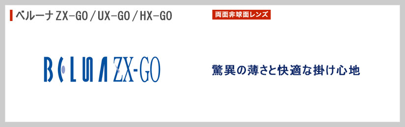 HOYA 東海光学 最高屈折率1.76 両面非球面 ベルーナ ZX-GO メガネ
