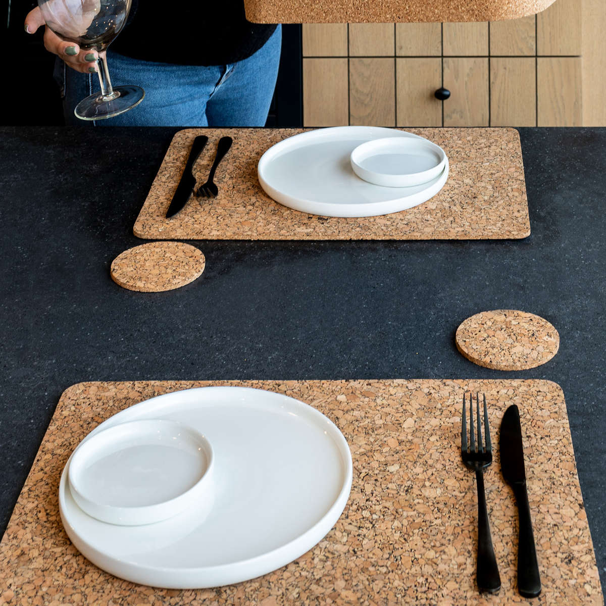 ランチョンマット コルク ZICZAC QUERCO Rectangle 長方形 （ ランチ