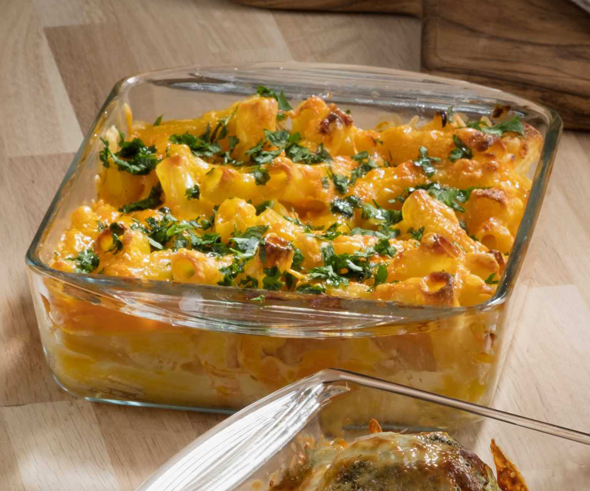 グラタン皿 スクエア 21cm ボルジャム ミディ 耐熱ガラス （ 食洗機