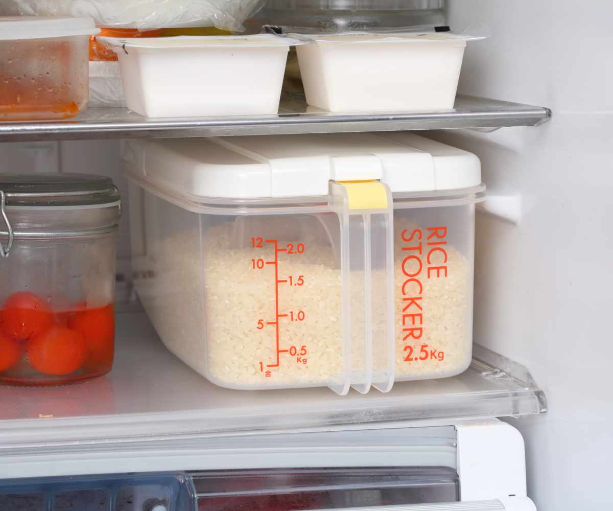 スケーター 米びつ 冷蔵庫用米びつ 横型 2.5kg 2個セット （ 計量