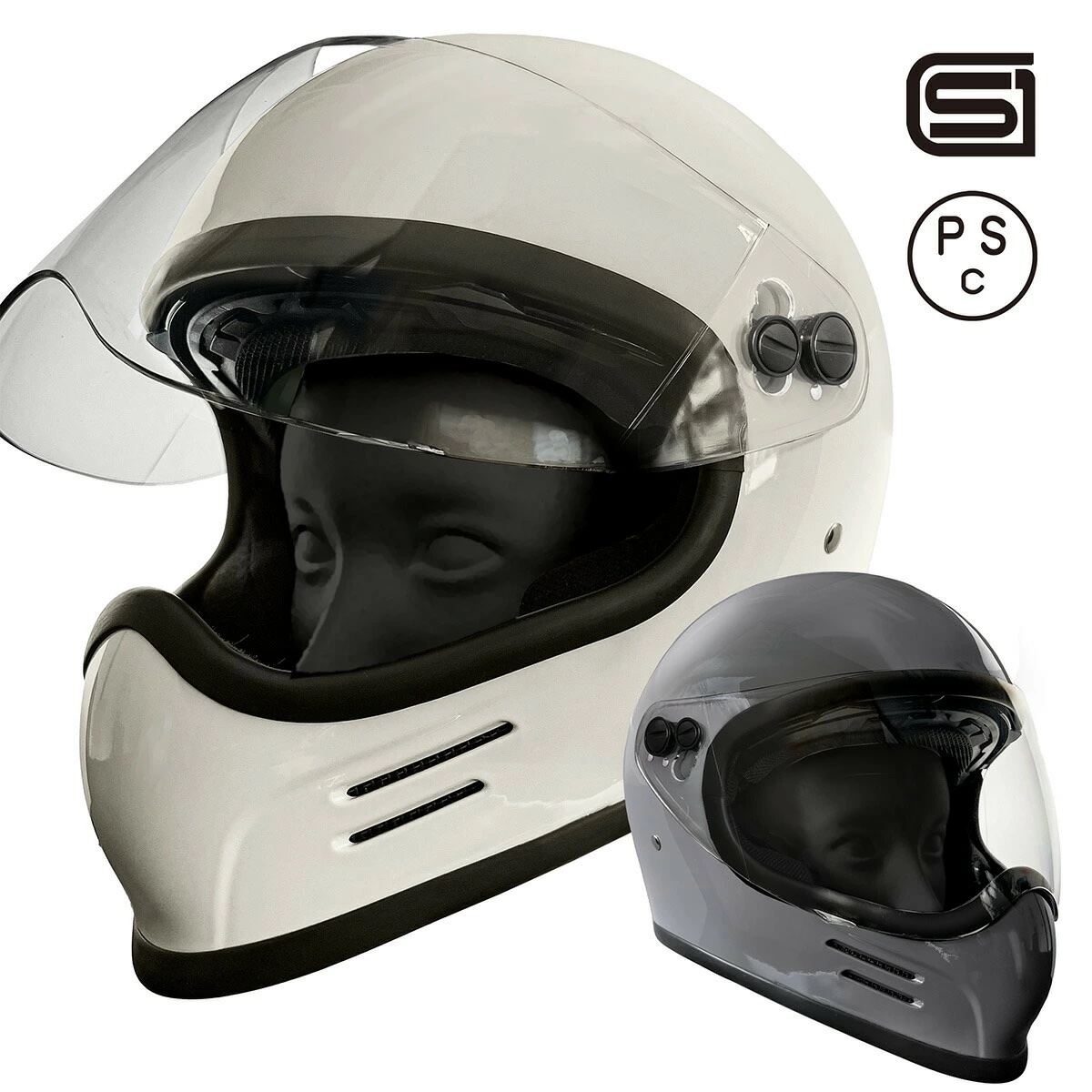 フルフェイス ヘルメット MT1 インナーバイザー付き SG規格 PSCマーク