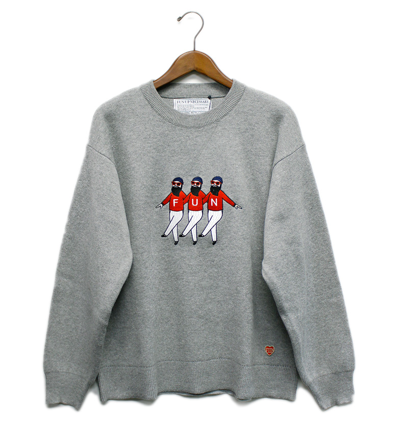 modem design（モデムデザイン） FUN / クルーネックニット「トリプル