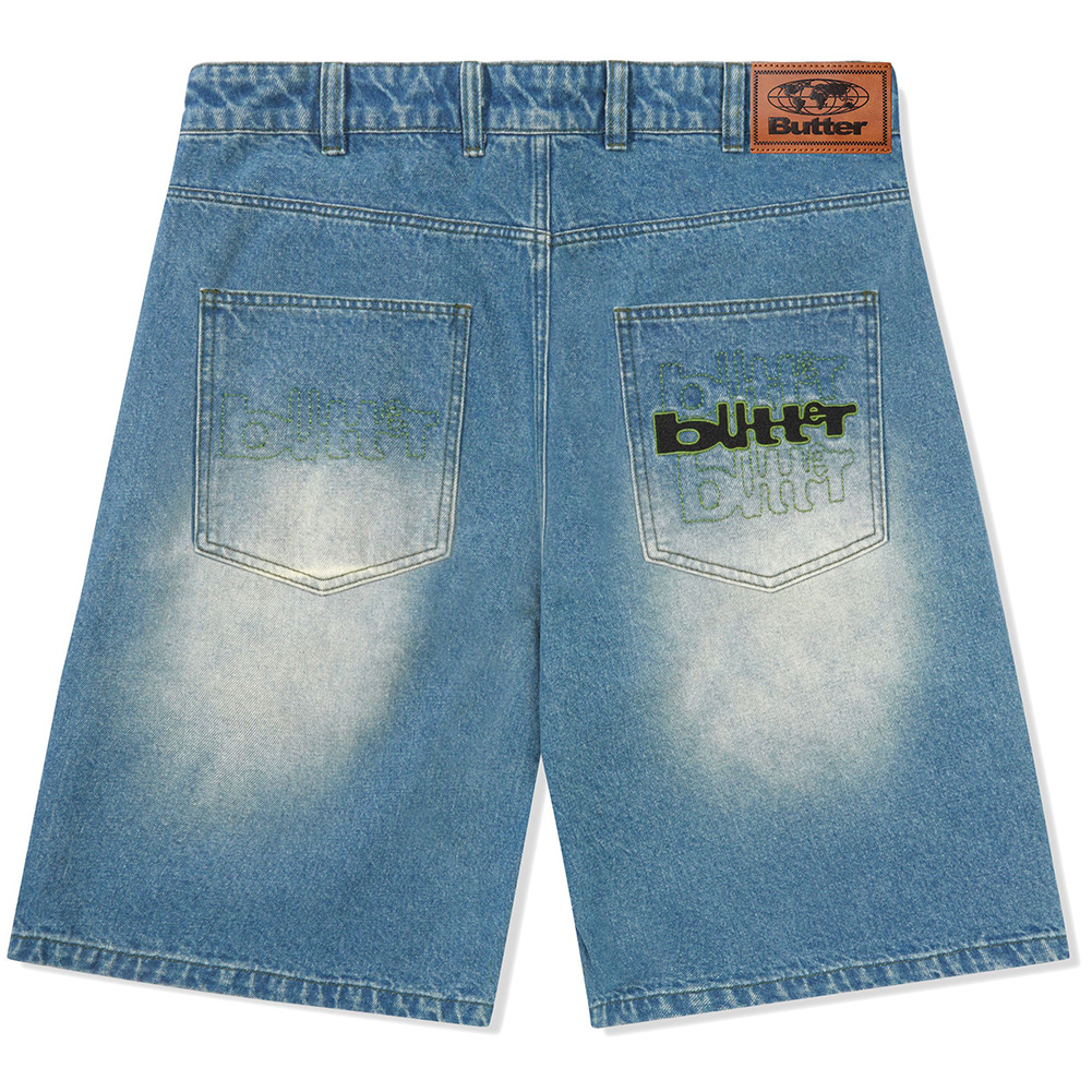 バターグッズ ショーツ BUTTER GOODS WARPED DENIM SHORTS デニム