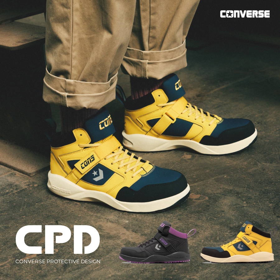 2024秋冬新作 コンバース CPD RUN 'N SLAM PS ランスラム 安全靴 作業