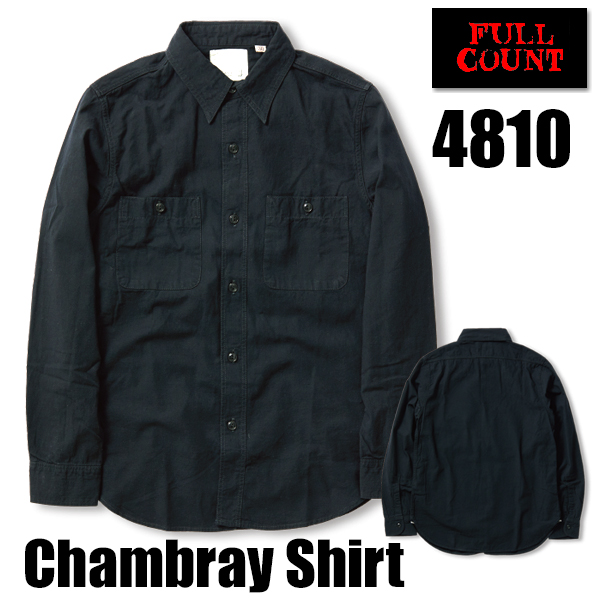 FULLCOUNT（フルカウント） シャンブレー シャツ 4810 ワークシャツ