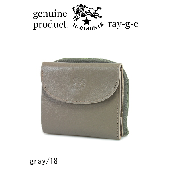 IL BISONTE（イルビゾンテ） 財布 二つ折りZipポケットレザー