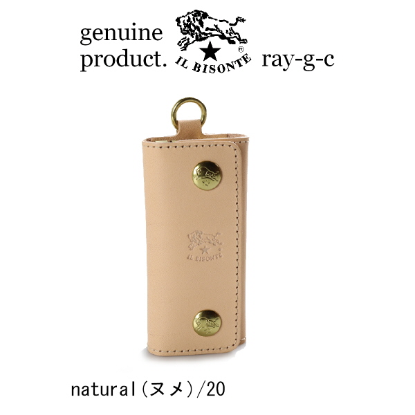 IL BISONTE（イルビゾンテ） キーケース リング付き 4連キーケース