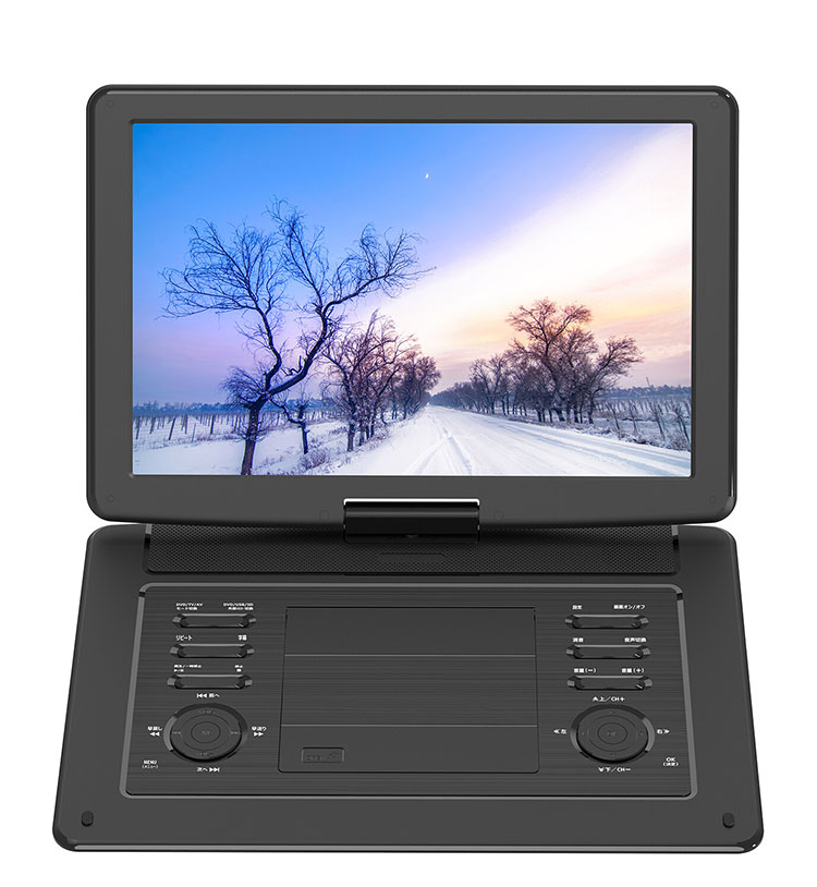 OVER TIME DVDプレイヤー 録画機能付 15.6インチ フルセグポータブル