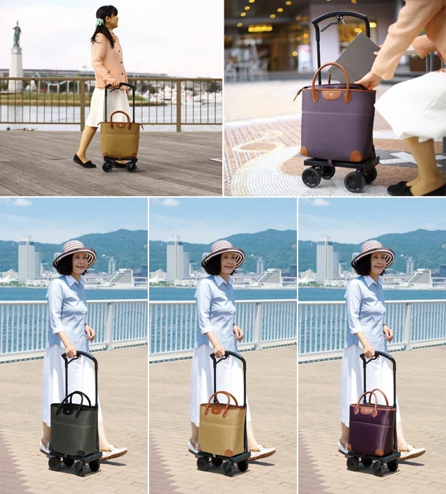 おとなりカート ブレーキ付 横押しトートタイプ WCC04 右用 左用 補助