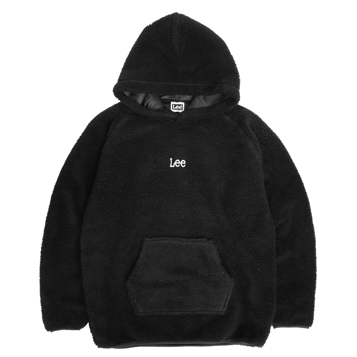 Lee（リー） パーカー ロゴ 刺繍 ボアパーカー メンズ フリースボア