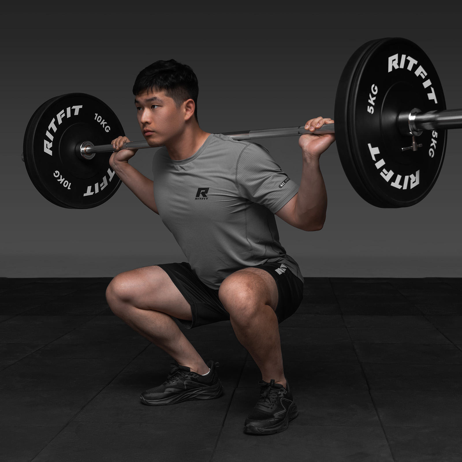 RITFIT RITFIT 180cmオリンピックバーベルセット 本格 ベンチプレス