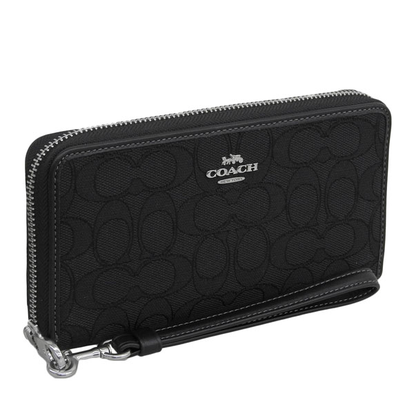COACH（コーチ） 財布 レディース 長財布 アウトレット ブラック