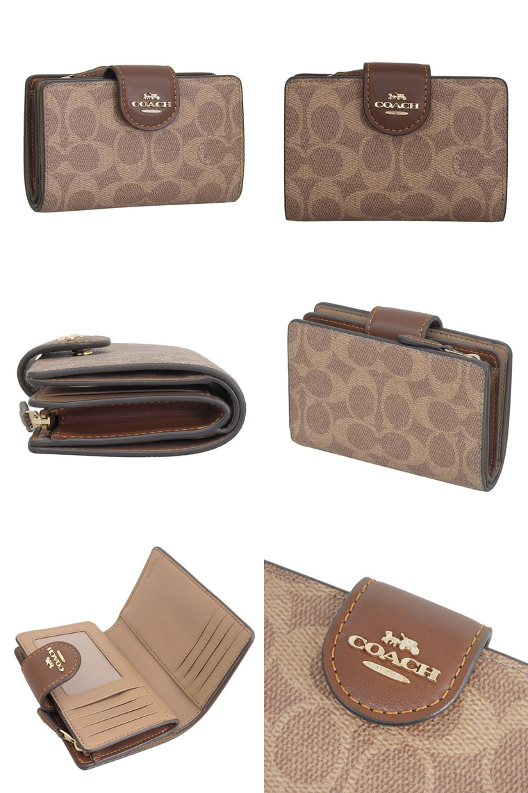 COACH（コーチ） 特価 財布 レディース 二つ折り アウトレット 折財布