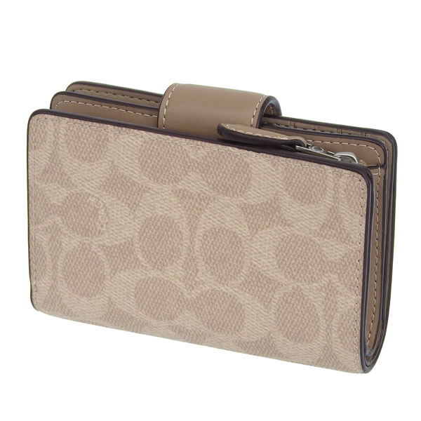 COACH（コーチ） 財布 レディース 2つ折り 折財布 アウトレット ライト
