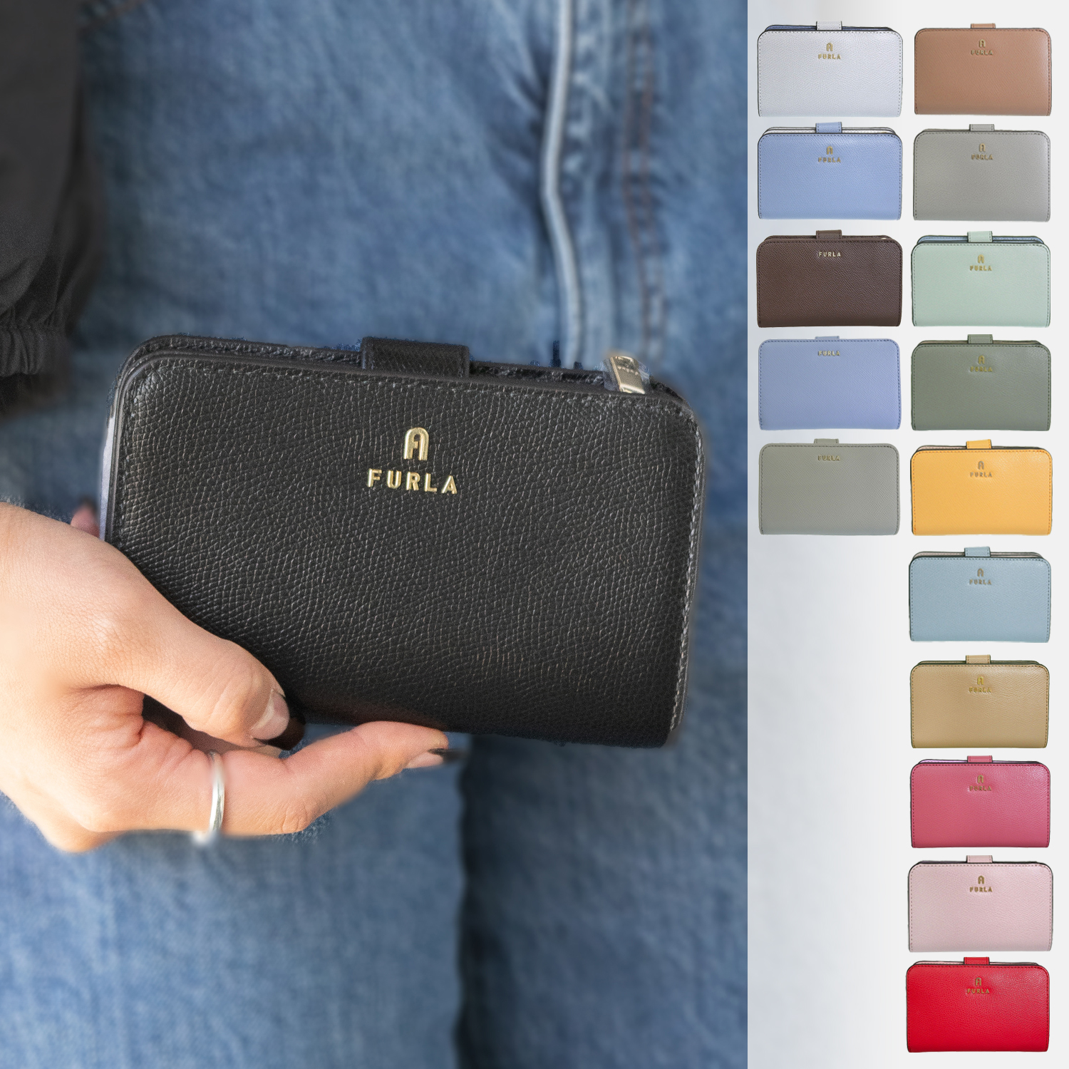 FURLA（フルラ） 財布 折財布 二つ折り 花柄 pcy0 : Riverall