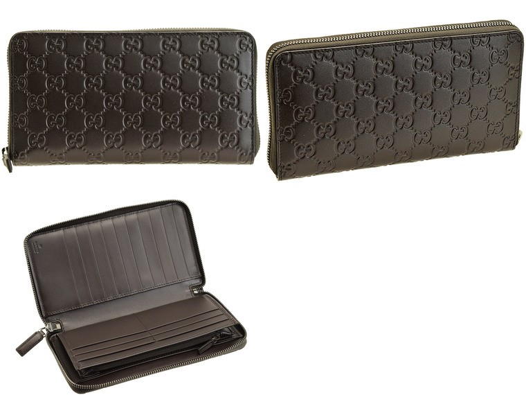 グッチシマ グッチ GUCCI 財布 長財布 ラウンドファスナー メンズ