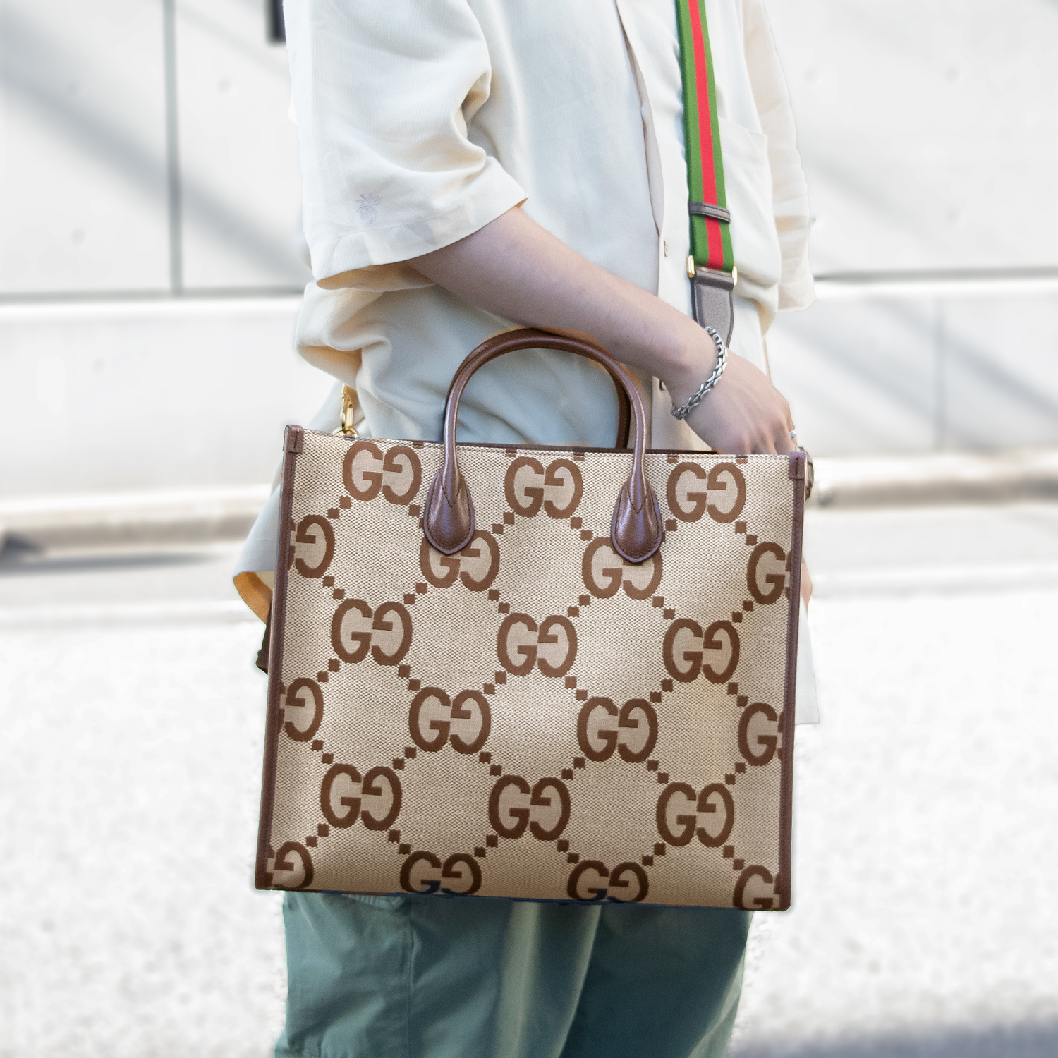 GUCCI（グッチ） トートバッグ ショルダーバッグ 2WAY メンズ ジャンボ