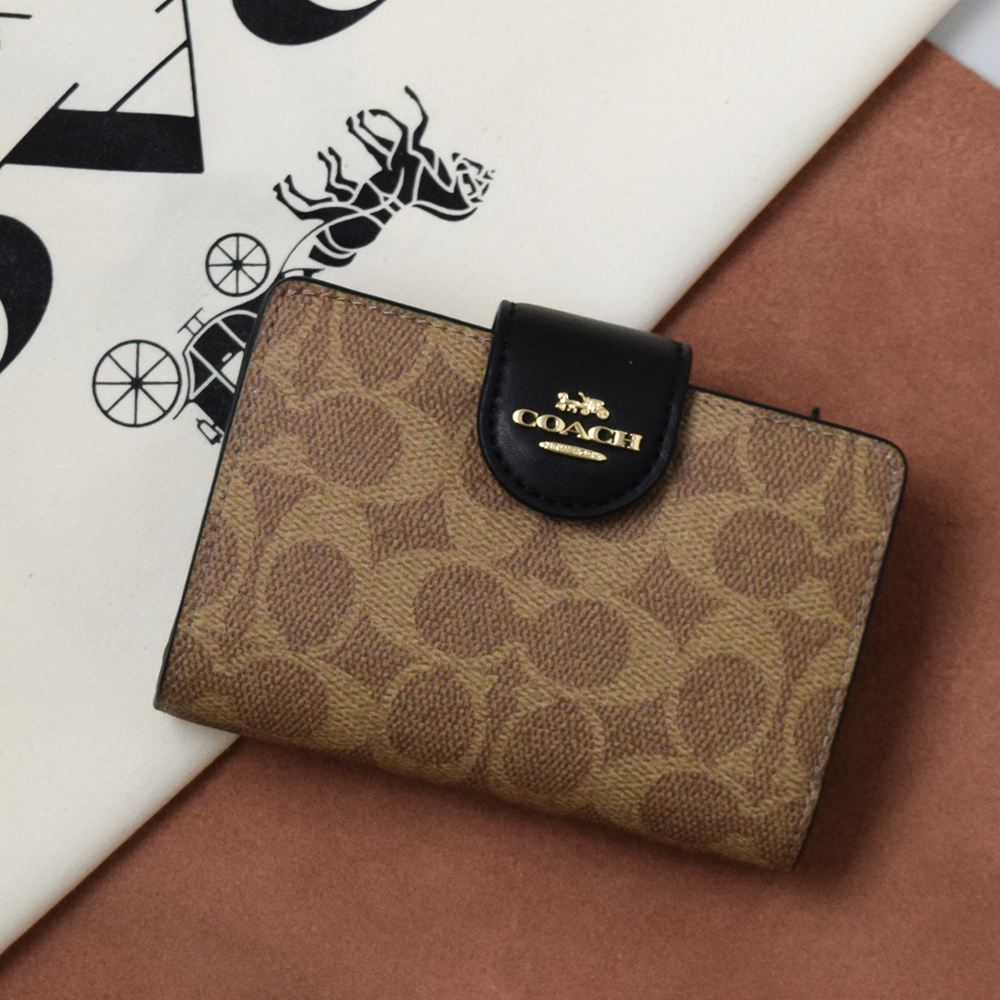 COACH（コーチ） 特価 財布 レディース 二つ折り アウトレット 折財布