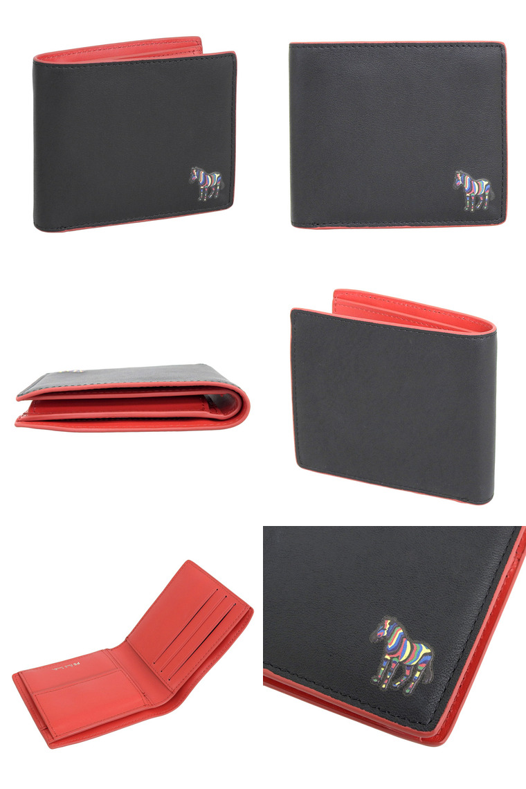 Paul Smith（ポール・スミス） 財布 二つ折り メンズ 折財布 レザー