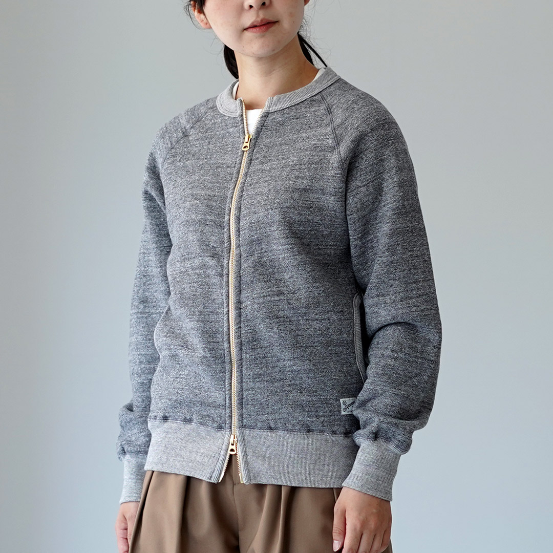 Kepani（ケパニ） 別注 クルーネック フルジップ スウェット