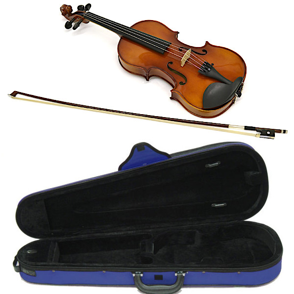 カルロジョルダーノ VS-1 MBL あお 子供用 分数バイオリンセット 4/4