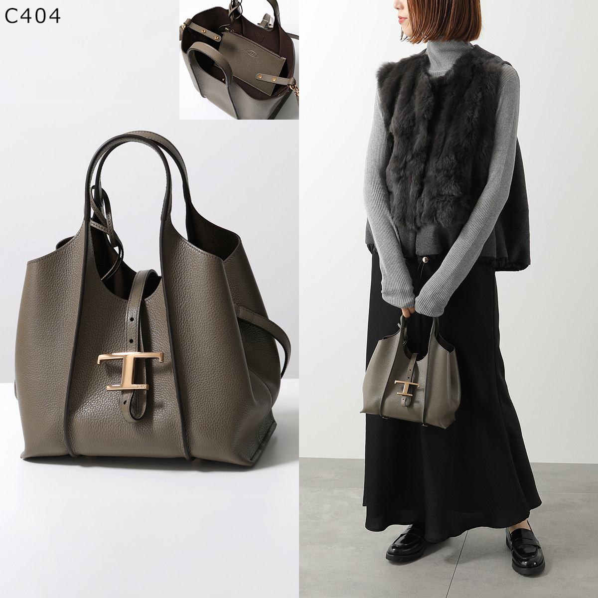 TOD'S（トッズ） TODS ハンドバッグ T TIMELESS Tタイムレス