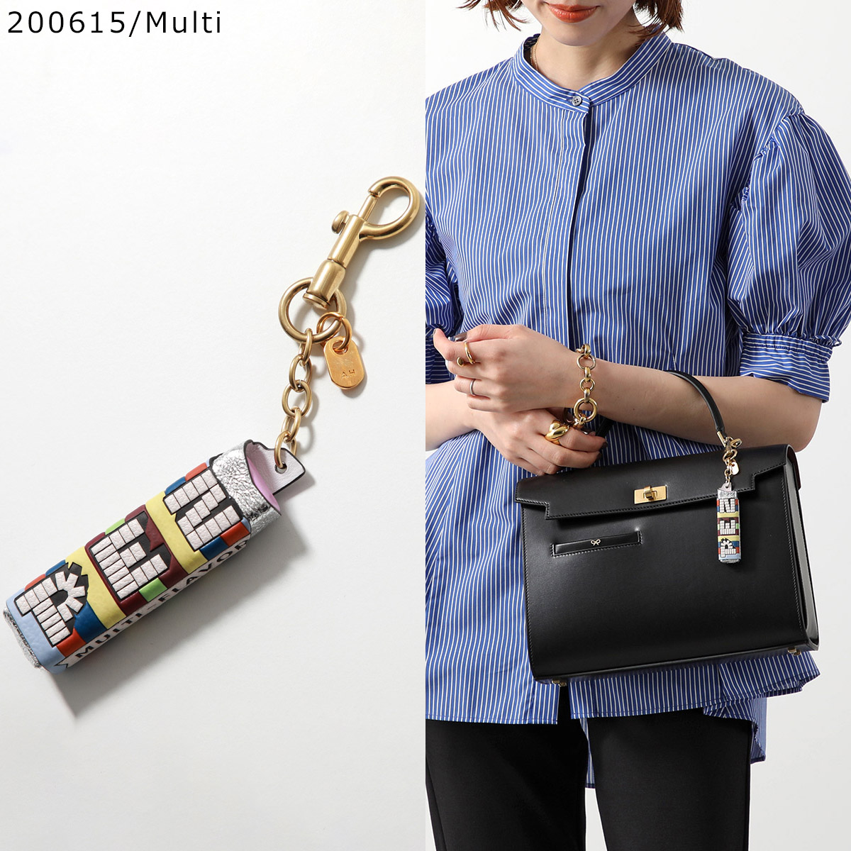 ANYA HINDMARCH（アニヤ・ハインドマーチ） キーリング Charm Ketchup