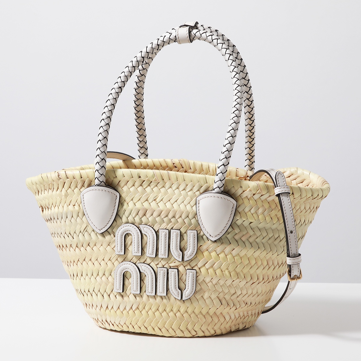 miu miu（ミュウミュウ） かごバッグ 5BG273 2DDH レディース