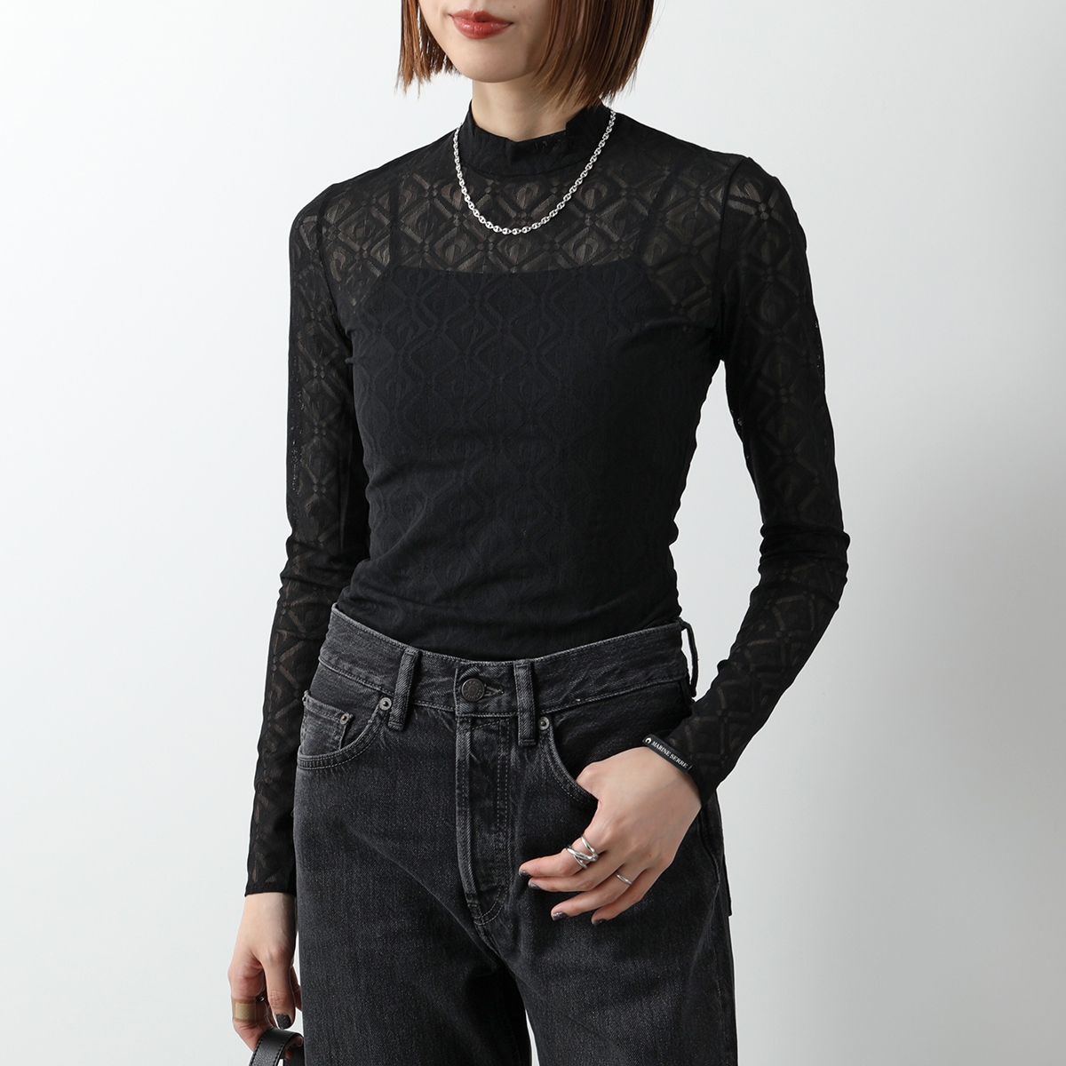 MARINE SERRE（マリーンセル） マリーン セル カットソー Moon Diamond