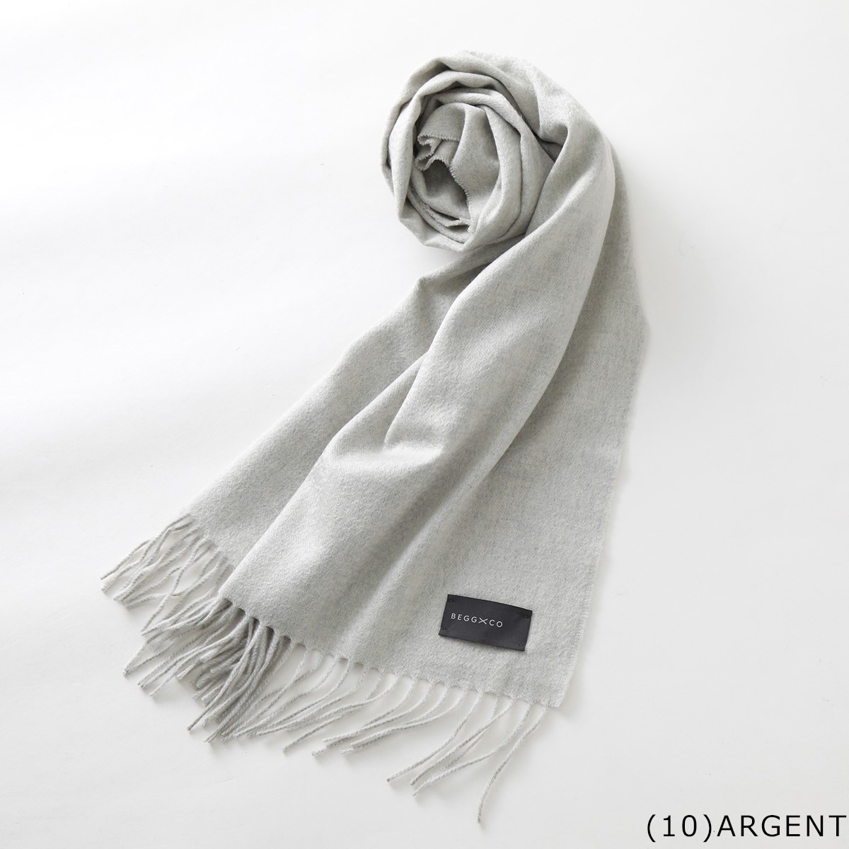 Begg & Co（ベグアンドコー） マフラー ARRAN PLAIN DARK LIGHT