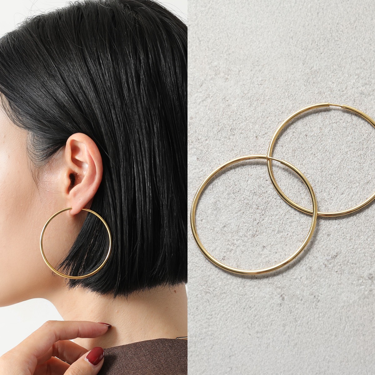 MARIA BLACK（マリアブラック） ピアス Senorita 50 Hoop セニョリータ