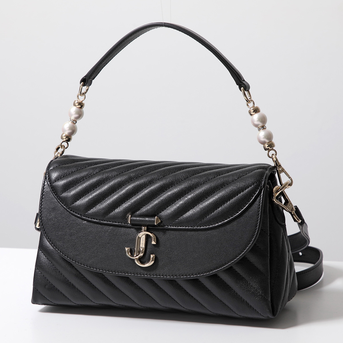 JIMMY CHOO（ジミーチュウ） ショルダーバッグ AVN CURVE TOPHANDLE/U