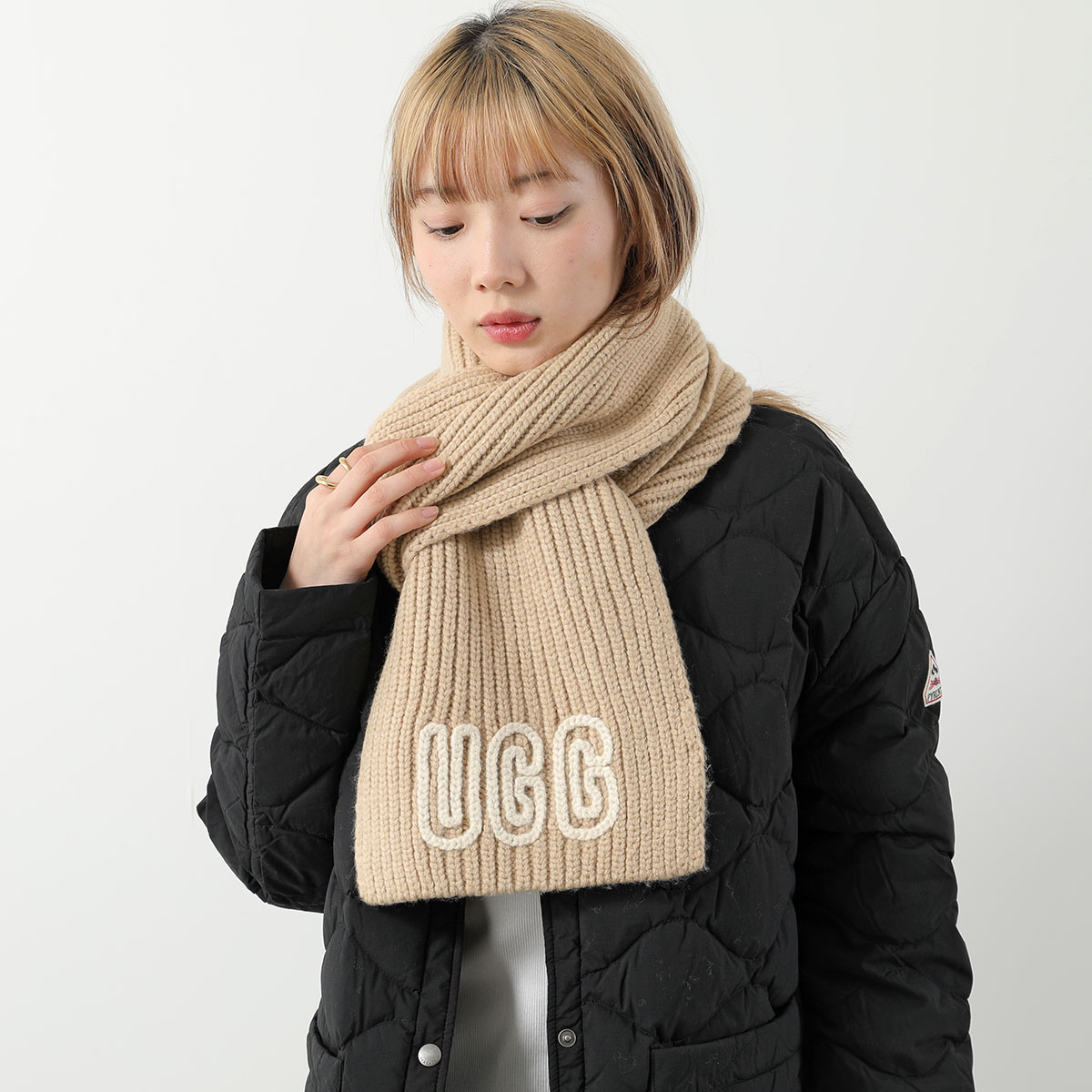 UGG（アグ） マフラー W CHUNKY CRAFTED RIB SCARF 102787 レディース