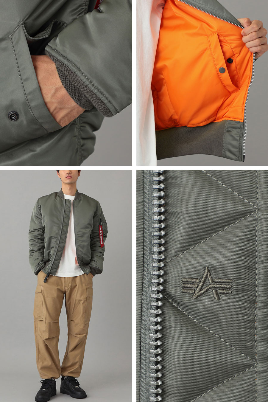 ALPHA INDUSTRIES INC. MA-1 JAPAN SPEC 20004 : ミリタリーショップ