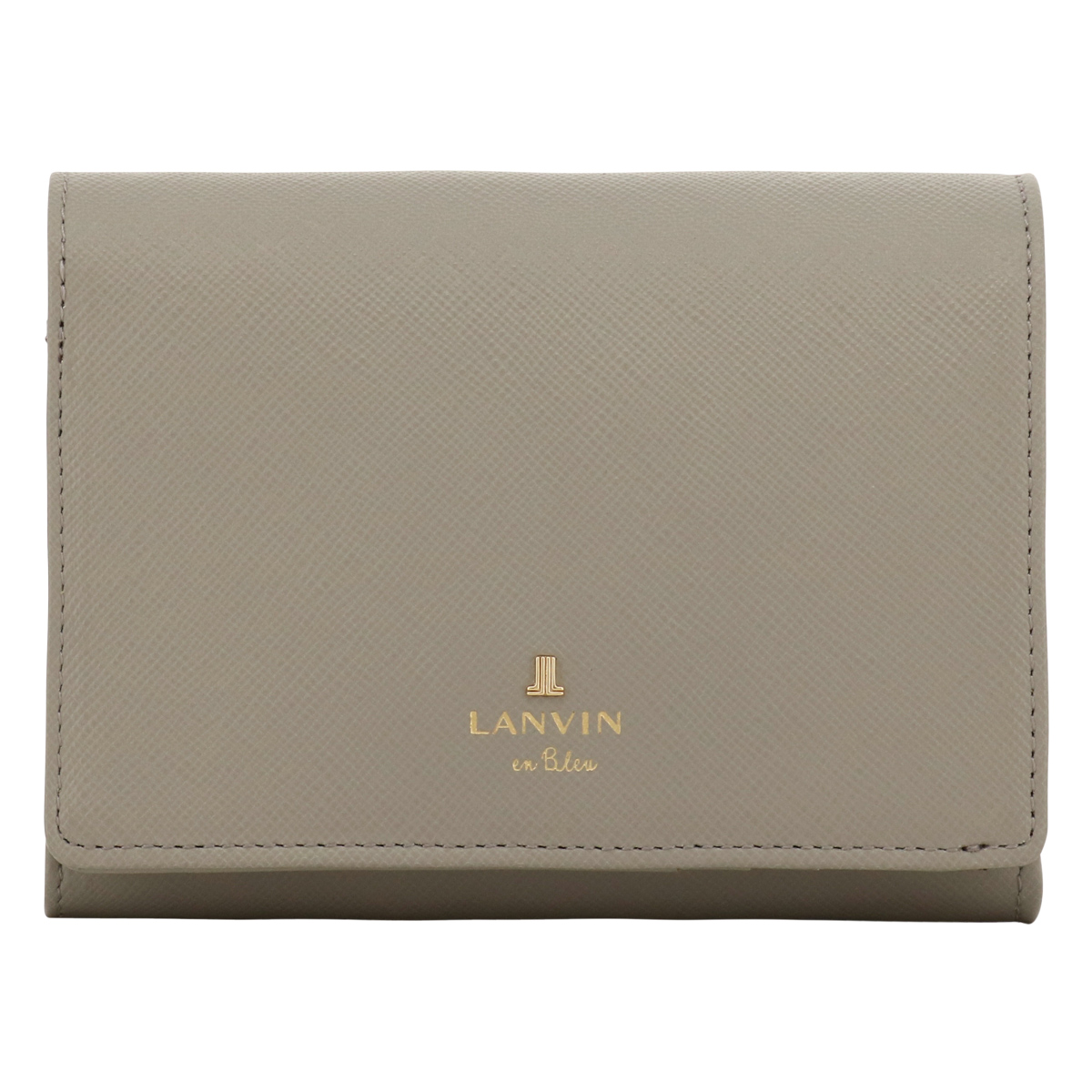 LANVIN en Bleu ランバンオンブルー 二つ折り財布 本革 レディース