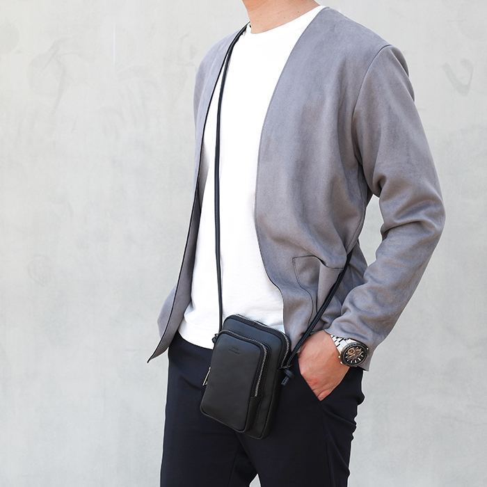 ミニショルダー 防水 SKB-021FT5 メンズ レディース 本革 バッグ