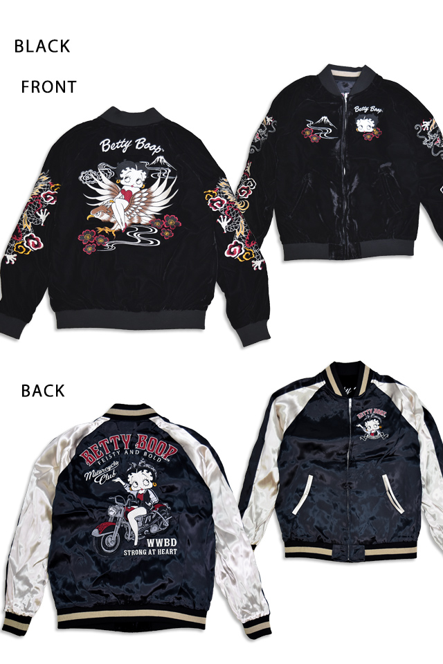 BETTY×ネバーマインド リバーシブルスカジャン NEVER MIND BBN-2517