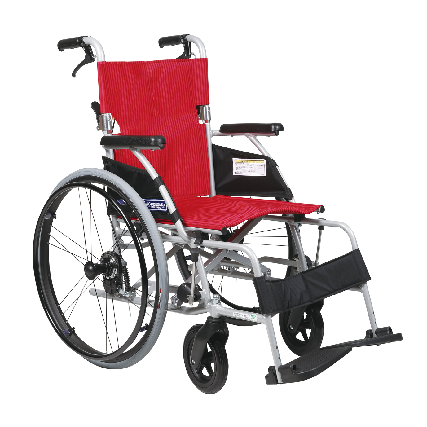 カワムラサイクル 車椅子 自走式 BML22-40SB ノーパンクタイヤ仕様