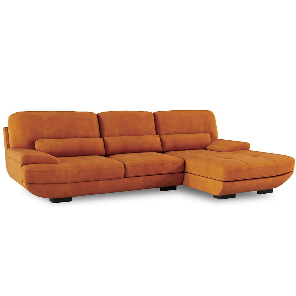 関家具 シェーズロングソファ 幅279cm 高級感 上質 ハイセンス 重厚感