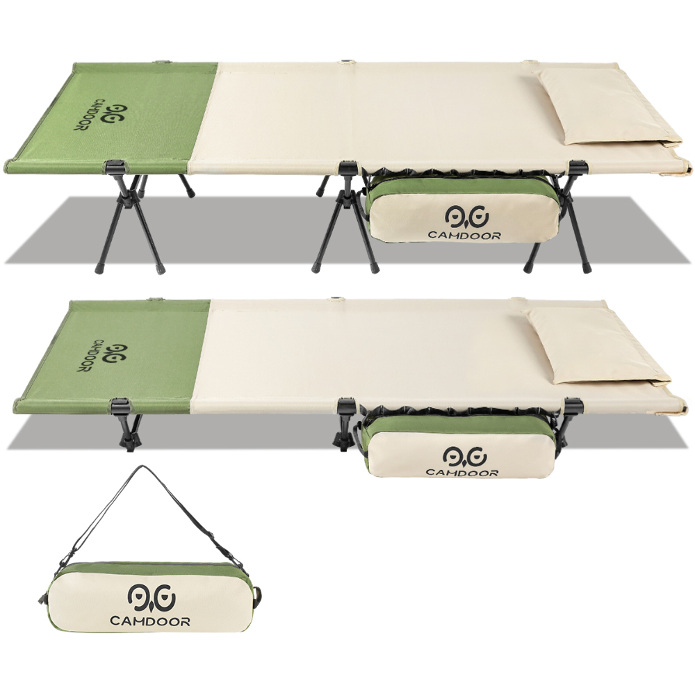 キャンプコット【高品質1000D&枕カバー】2WAY コットワイド