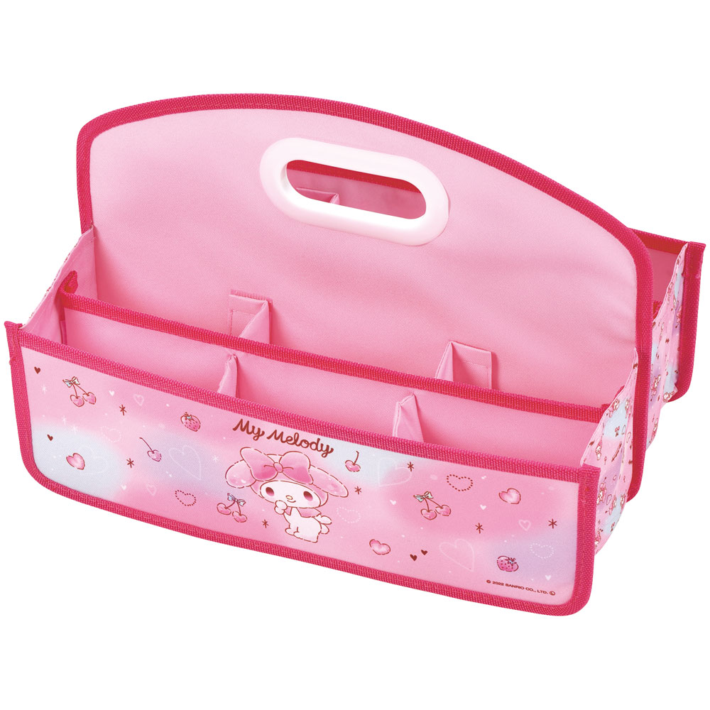 マイメロディ どこでも 収納 ボックス 持ち運び お片付け 仕切り 便利