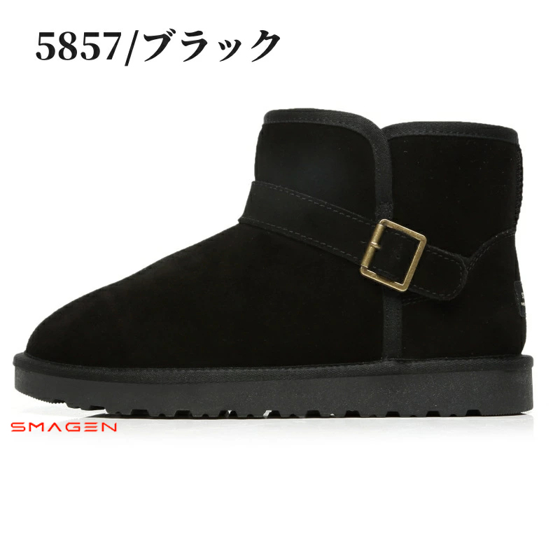 ブーツ ムートンブーツ レディース メンズ 本革 100% 防冷 シープ