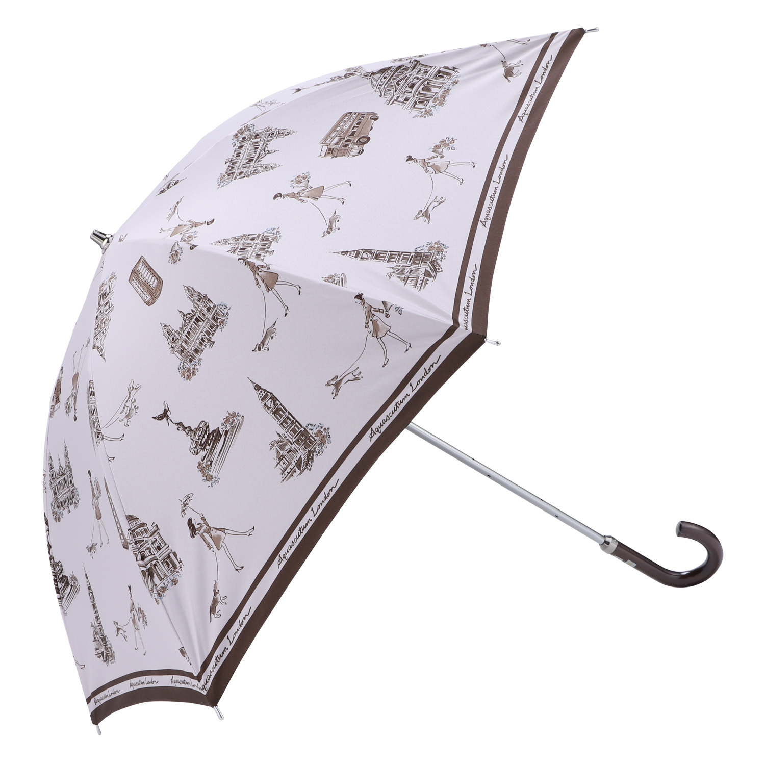 Aquascutum（アクアスキュータム） 日傘 長傘 晴雨兼用 レディース