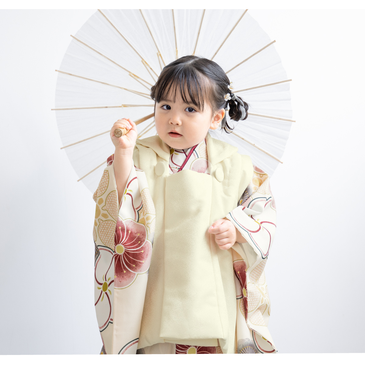 SOUBIEN（創美苑） 七五三 着物 3歳 レトロ 被布 販売 女の子 三歳