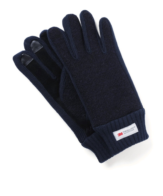 メール便対応】 手袋 スエード レザー シンサレート スマホタッチ