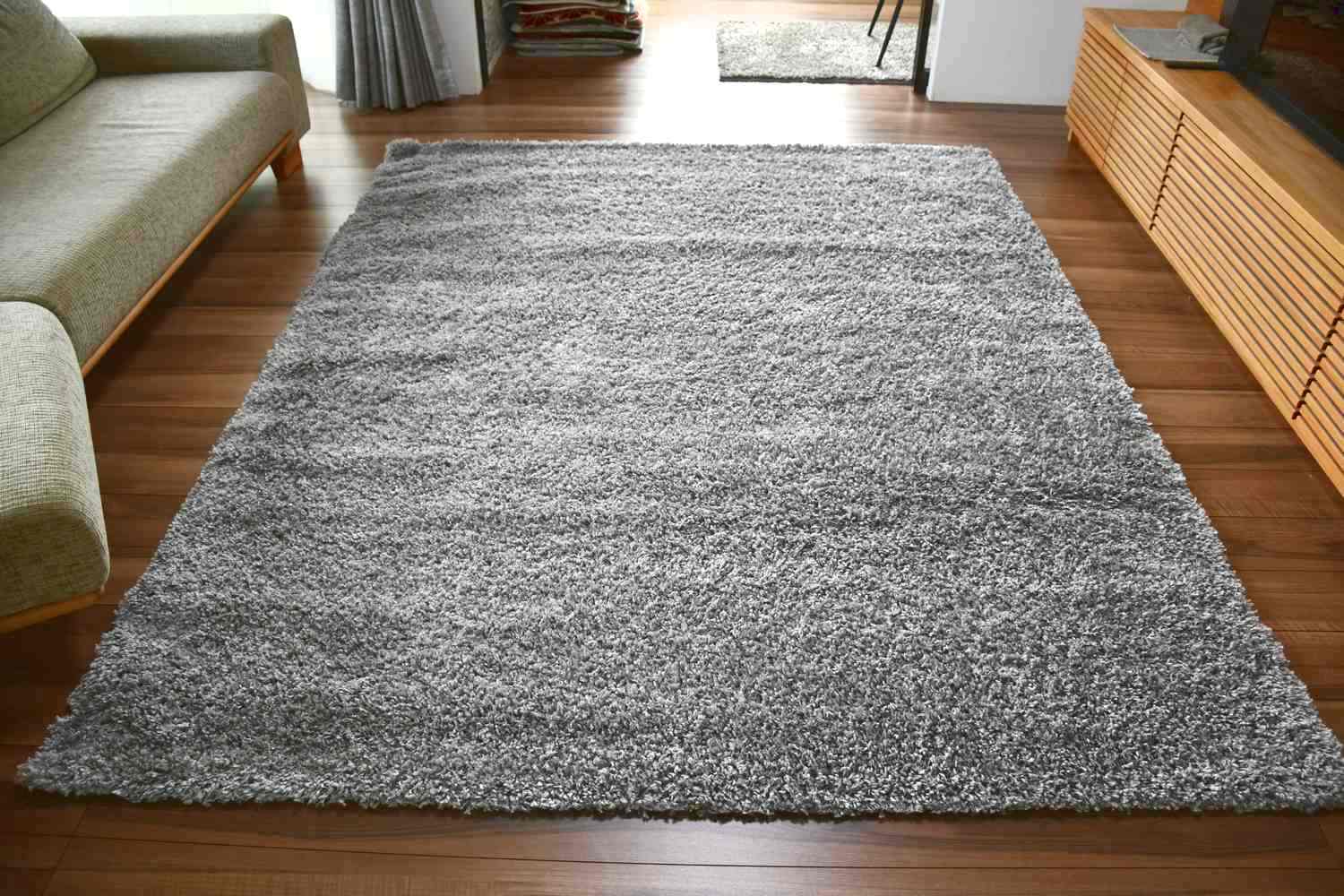 シャギーラグ 無地 絨毯 約 3畳 200×250cm シンプル 北欧 モダン