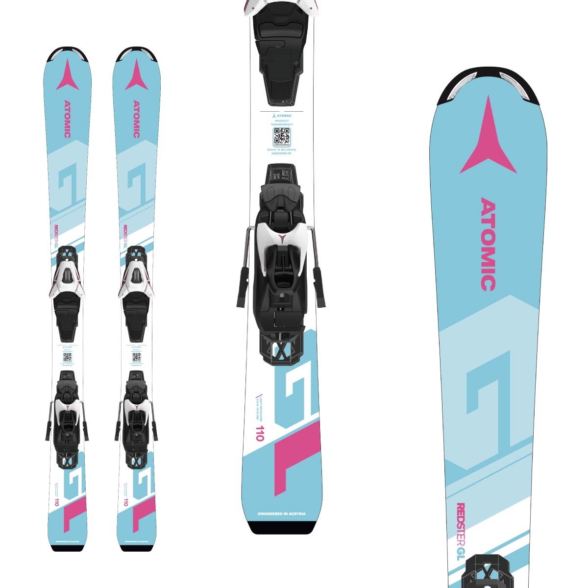 ATOMIC（アトミック） スキー板 キッズ ジュニア 2025 REDSTER GL + C