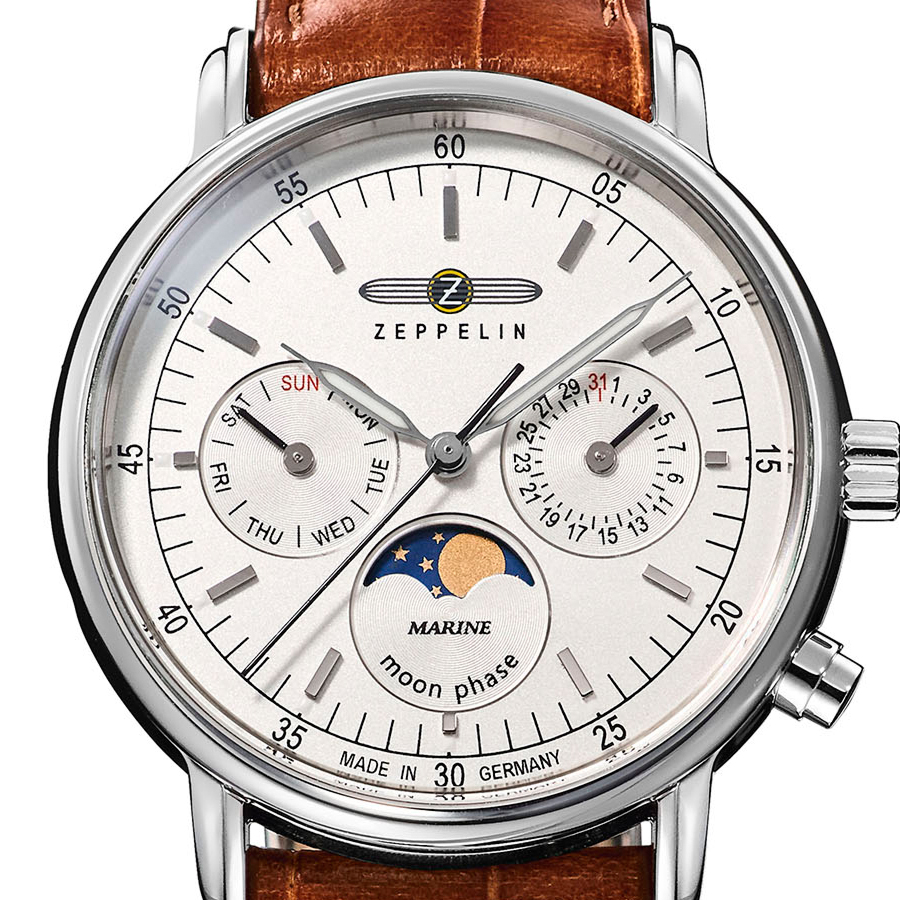 ZEPPELIN（ツェッペリン） マリーネ 36mm ムーンフェイズ 日本限定
