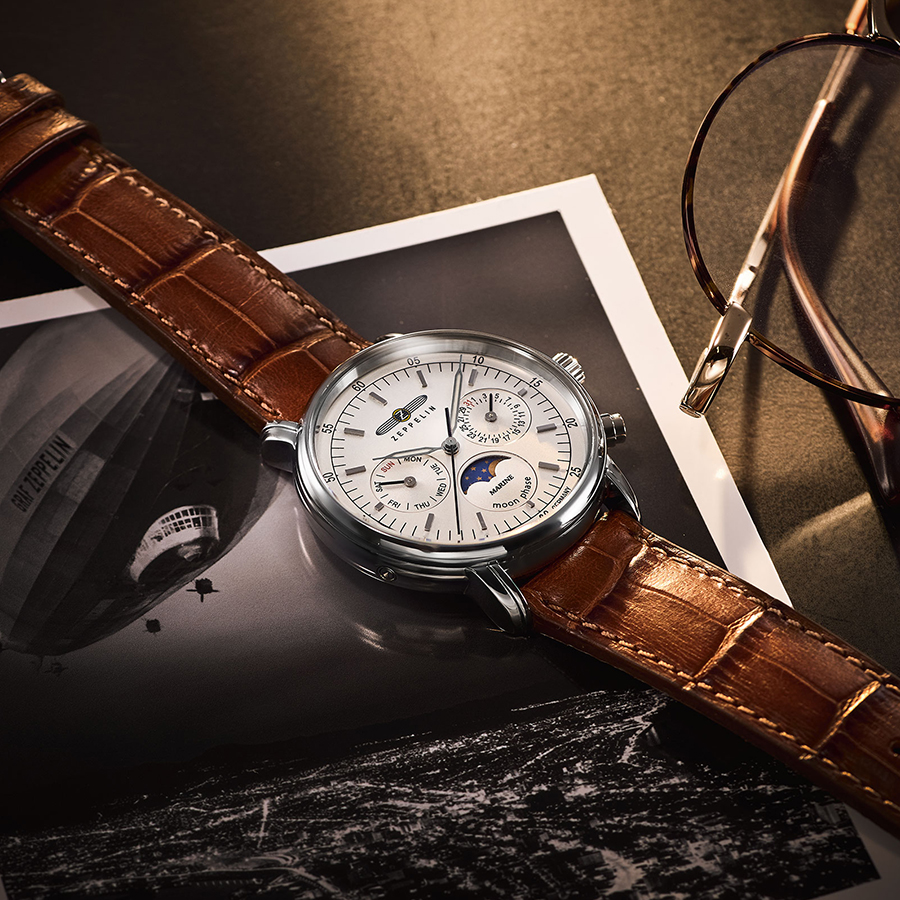ZEPPELIN（ツェッペリン） マリーネ 36mm ムーンフェイズ 日本限定